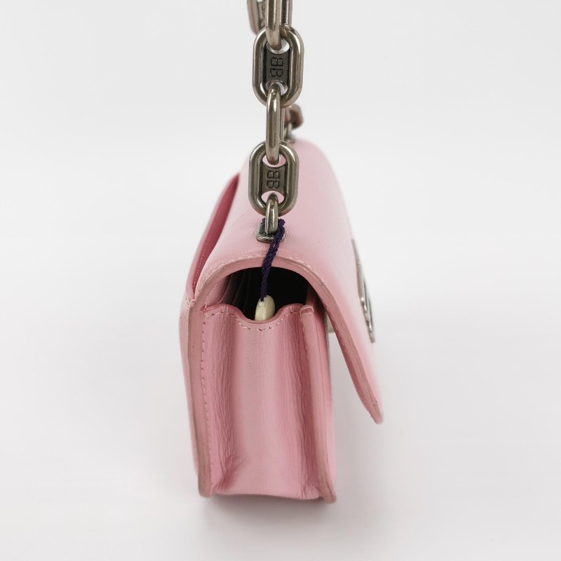 Balenciaga Gossip超小號牛皮純色雙B標識斜挎包單肩包-3