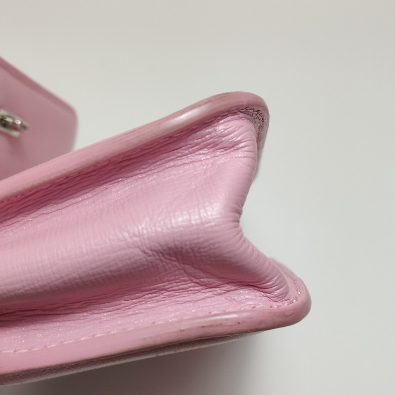 Balenciaga Gossip超小號牛皮純色雙B標識斜挎包單肩包-15