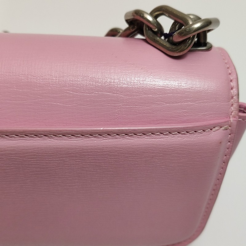 Balenciaga Gossip超小號牛皮純色雙B標識斜挎包單肩包-20