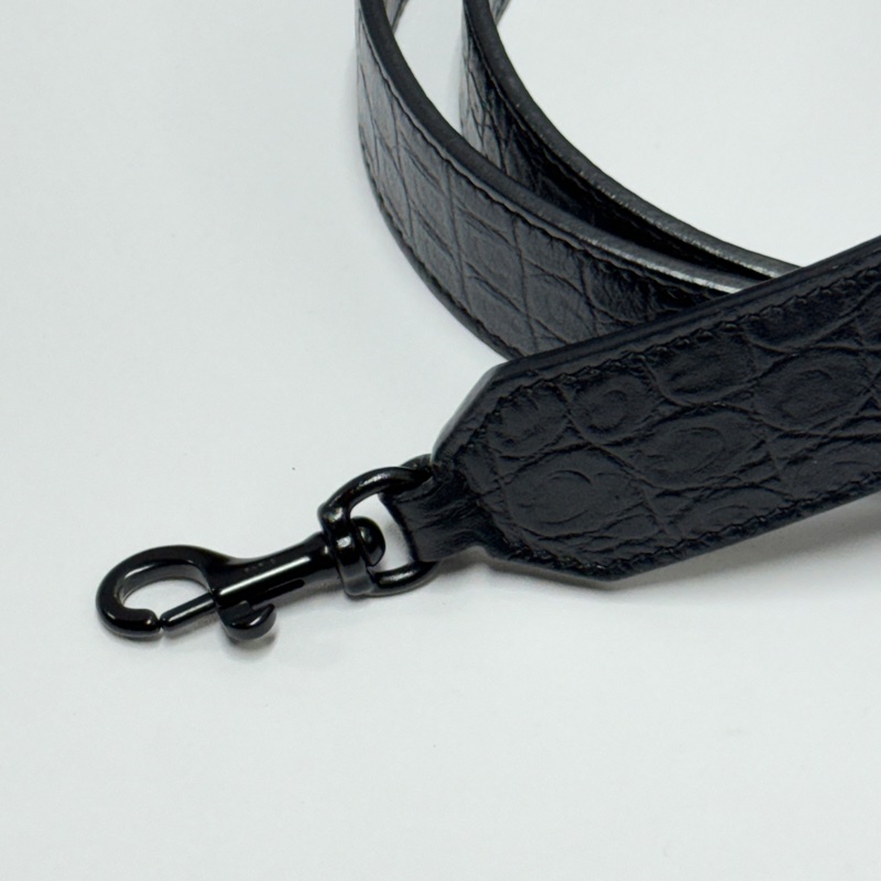 (極新|超稀有⏰) YSL “so black “ 全黑鱷魚紋 手提+斜背包 專櫃11萬!-14