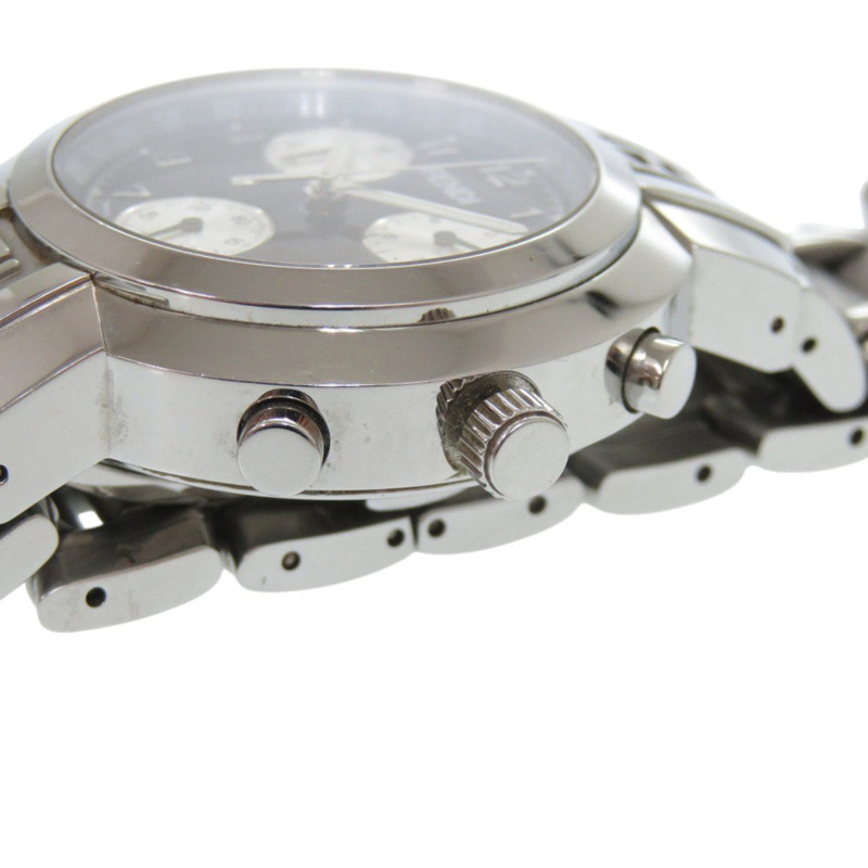 Fendi Horology 計時碼錶 031-4500G-756 不鏽鋼黑色與銀色石英手錶配錶盤 1502 FENDI-6