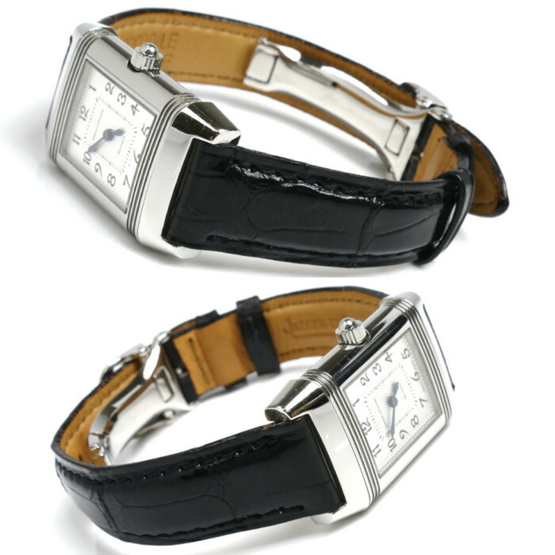 JAEGER-LECOULTRE Reverso Duet 鑽石錶圈腕錶，手動上鍊，266.8.44，男士-3