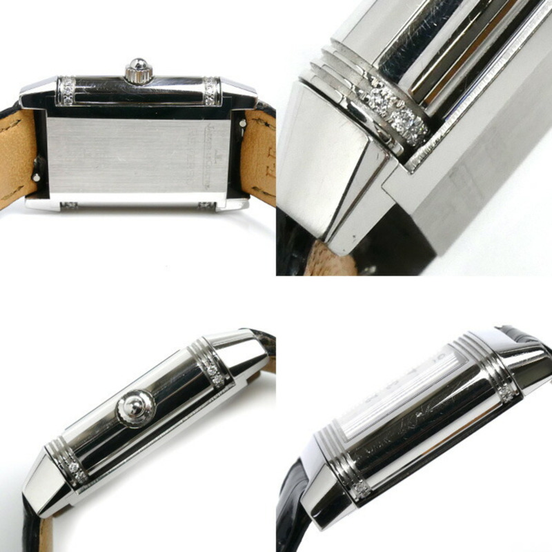 JAEGER-LECOULTRE Reverso Duet 鑽石錶圈腕錶，手動上鍊，266.8.44，男士-6