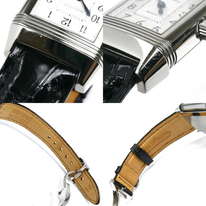 JAEGER-LECOULTRE Reverso Duet 鑽石錶圈腕錶，手動上鍊，266.8.44，男士-7