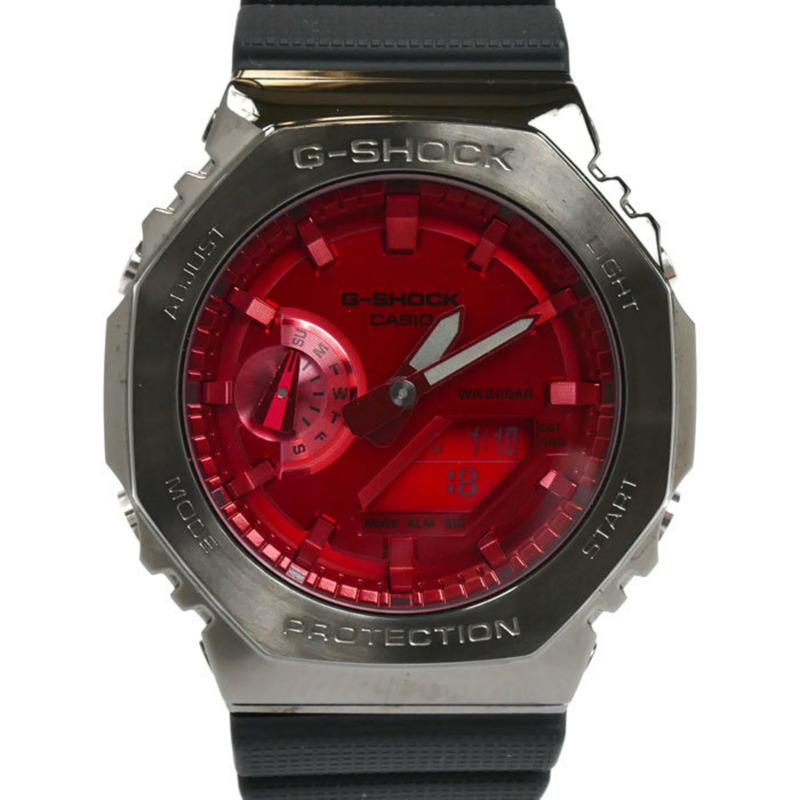 卡西歐 G-SHOCK 電池供電男士手錶 GM-2100B-4AJF-0