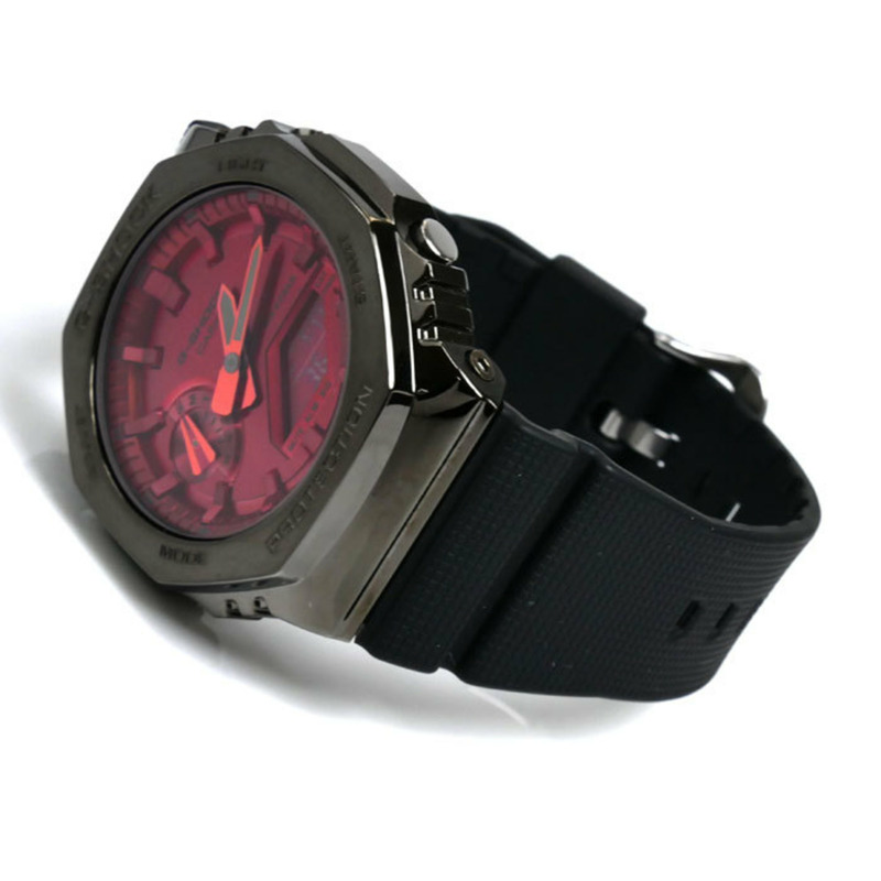 卡西歐 G-SHOCK 電池供電男士手錶 GM-2100B-4AJF-3