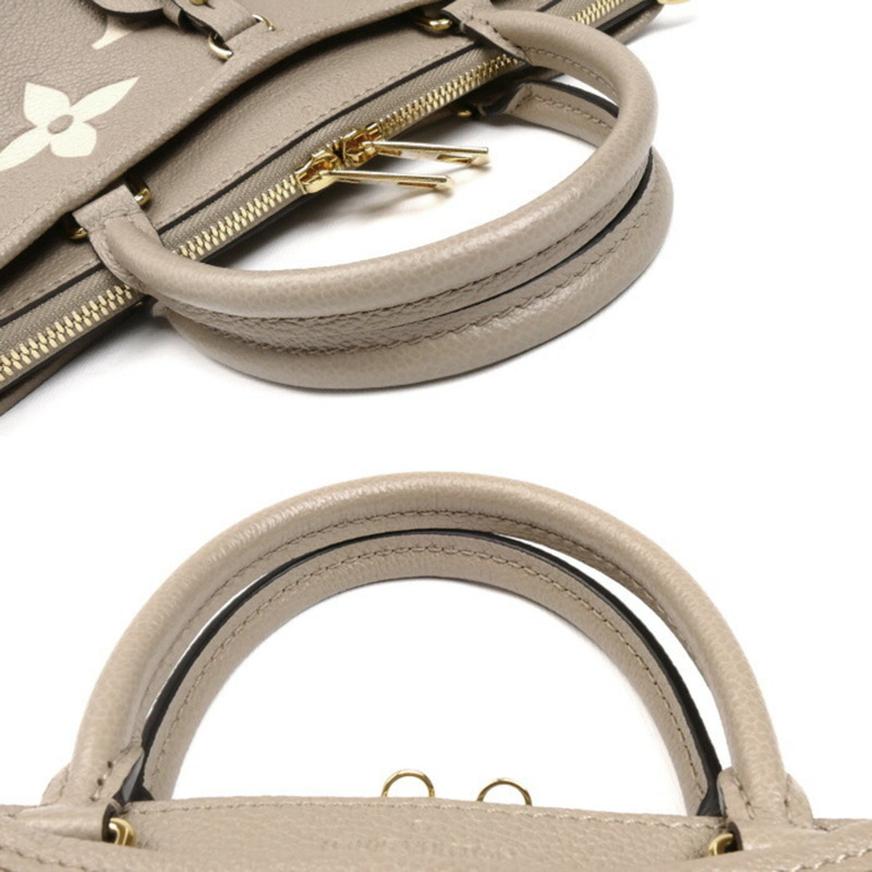 LOUIS VUITTON Trianon PM 雙色雙肩包，Monogram Empreinte 米色，M46585，女士-4