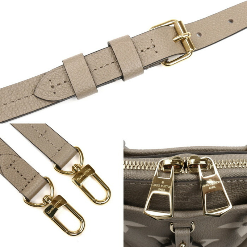 LOUIS VUITTON Trianon PM 雙色雙肩包，Monogram Empreinte 米色，M46585，女士-5