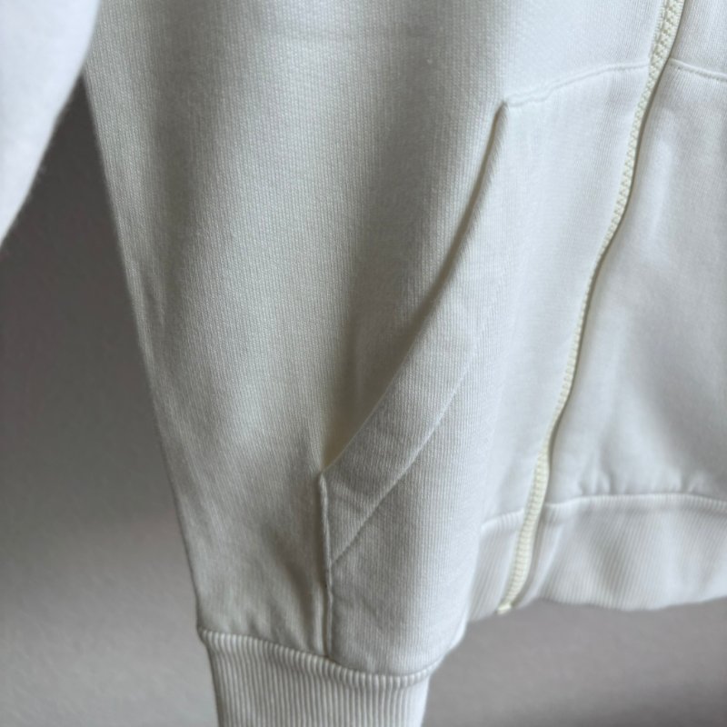 ::MONCLER: 白色拉鍊連帽外套 12號-8