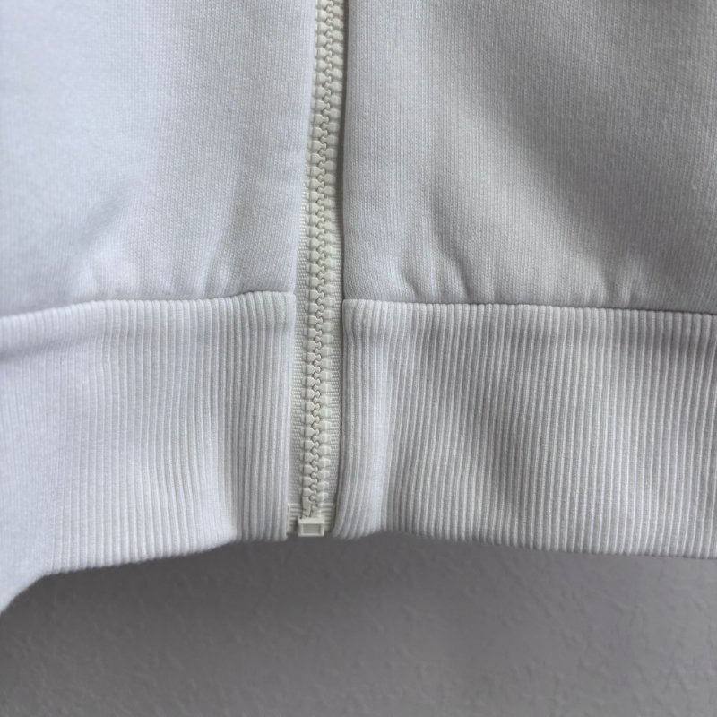 ::MONCLER: 白色拉鍊連帽外套 12號-9