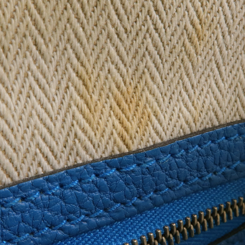 HERMES Clemence皮革Garden Party TPM銀扣手挽袋Turquoise-15