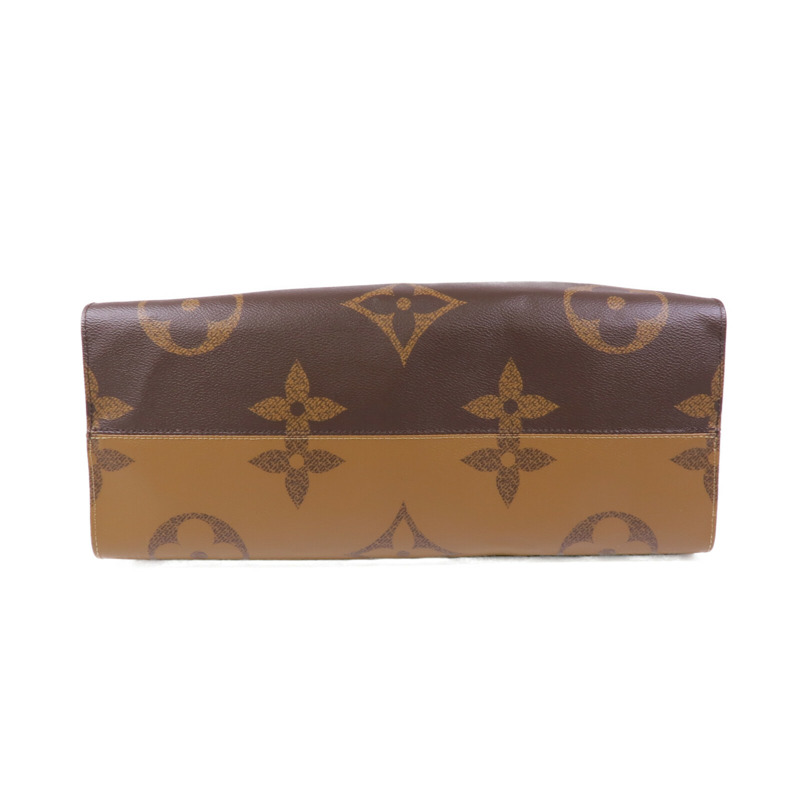 LOUIS VUITTON Monogram Giant/Reverse On The Go MM金扣手挽肩背兩用袋-3