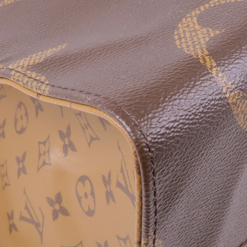 LOUIS VUITTON Monogram Giant/Reverse On The Go MM金扣手挽肩背兩用袋-8
