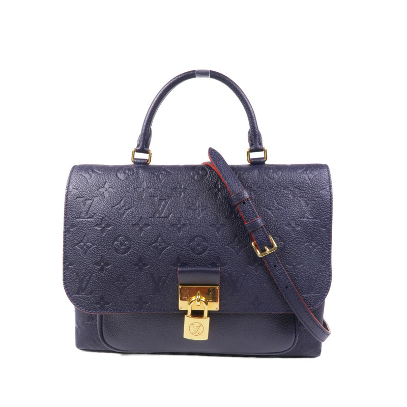 LOUIS VUITTON Monogram Empreinte Marignan金扣手挽肩背兩用袋-0