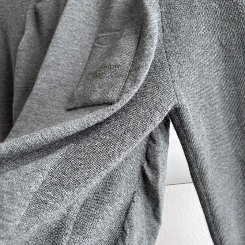 ::LOUIS VUITTON:: LV 灰色針織上衣 秋冬-12