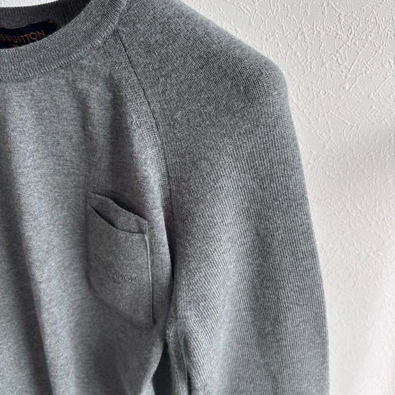 ::LOUIS VUITTON:: LV 灰色針織上衣 秋冬-13