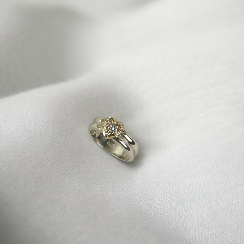 莉亞精品♡ Tiffany&co Q.com戒指 戒圍9 二手美品-0