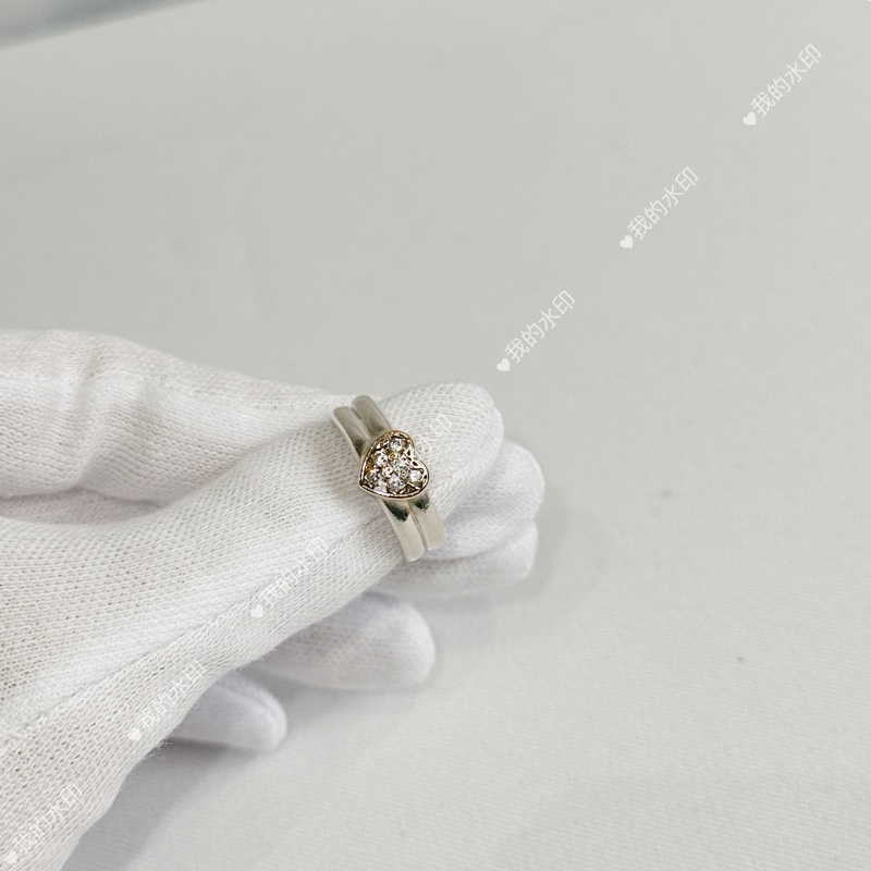 莉亞精品♡ Tiffany&co Q.com戒指 戒圍9 二手美品-1