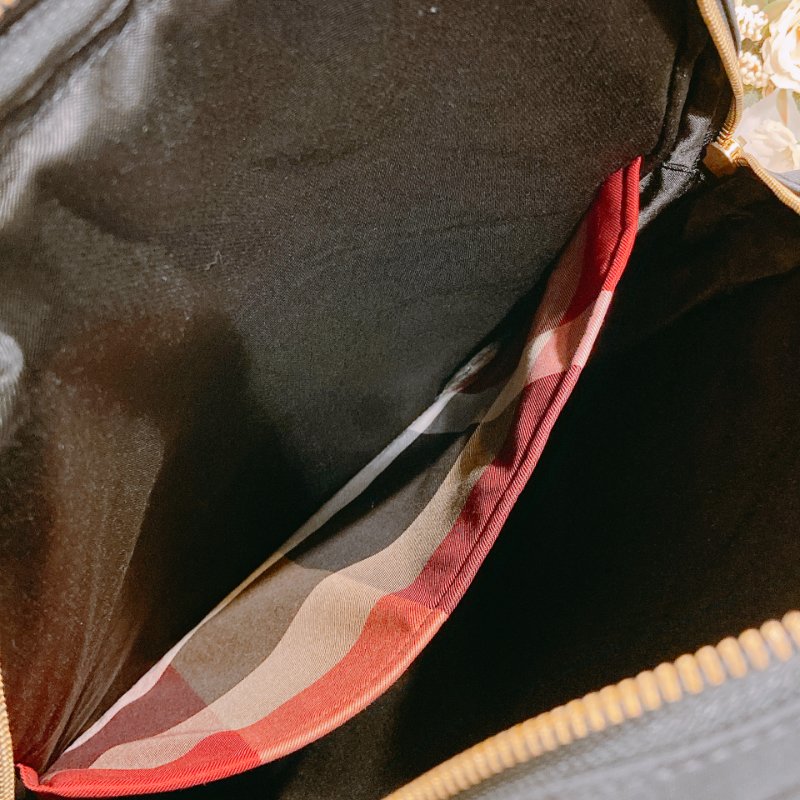 TW4486 Burberry巴寶莉 輕巧尼龍料背包 blue Label Nylon Backpack Black-13