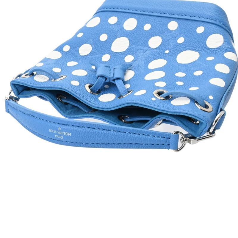 路易威登 Monogram Empreinte Nano Noe LV×YK Yayoi Kusama 2-Way Blue Clair M81985 男孩皮革手提包,未使用-3