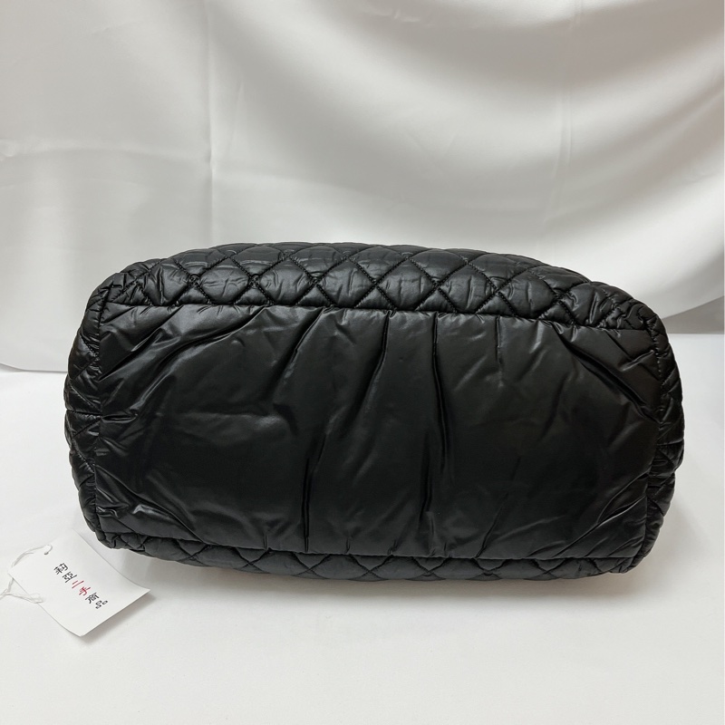 莉亞精品♡Chanel A48611 手提空氣包 黑 九新美包-7