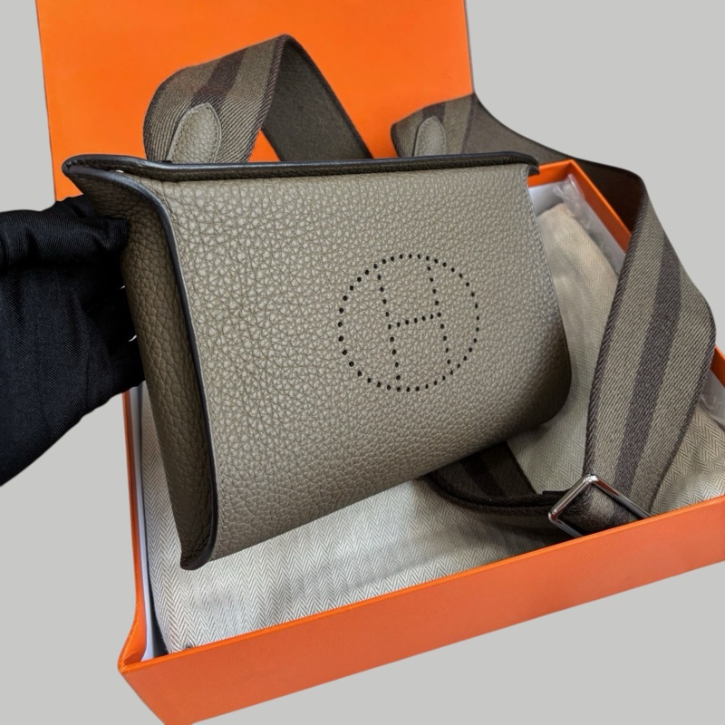Hermes videpoches 6T苔原灰-2