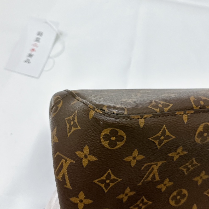 莉亞精品♡LV M43569 藍皮革水桶包 二手-8