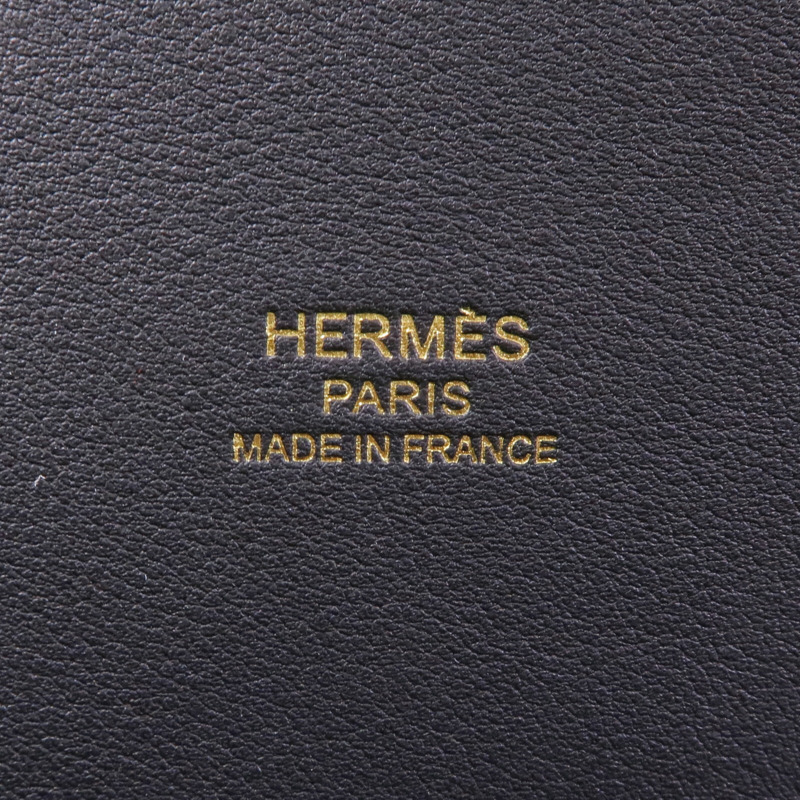 HERMES Epsom皮革Bolide 1923 30金扣手挽肩背兩用袋Noir-5