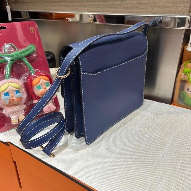 Hermes roulis 23,STAMP C,blue agate-3