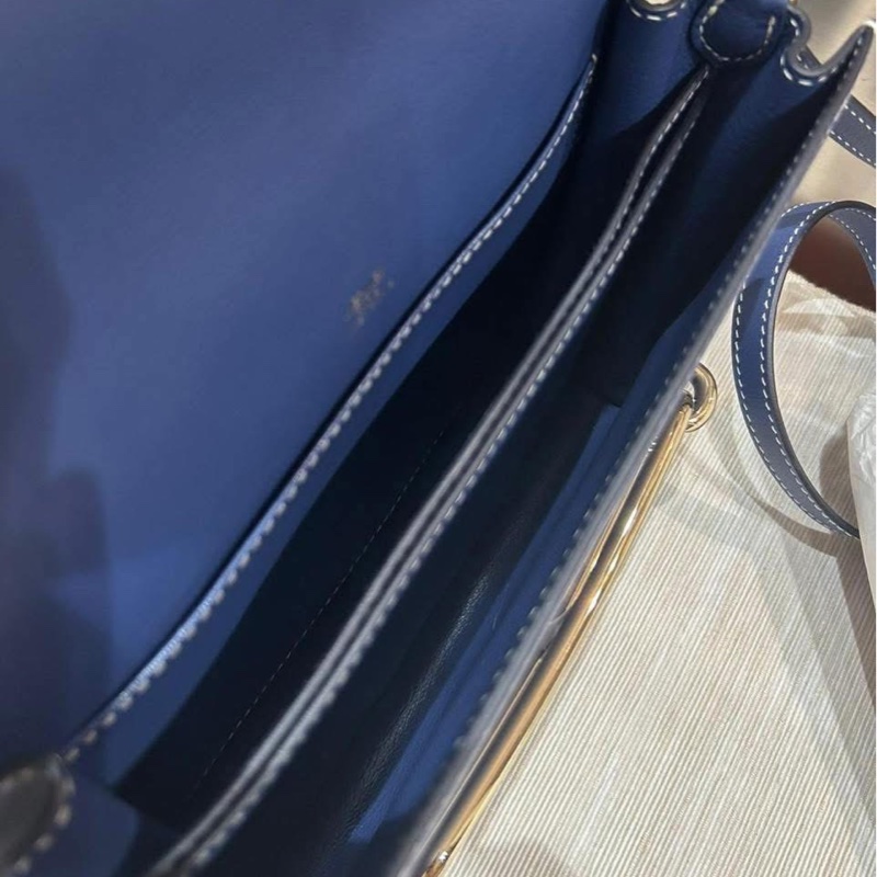 Hermes roulis 23,STAMP C,blue agate-4