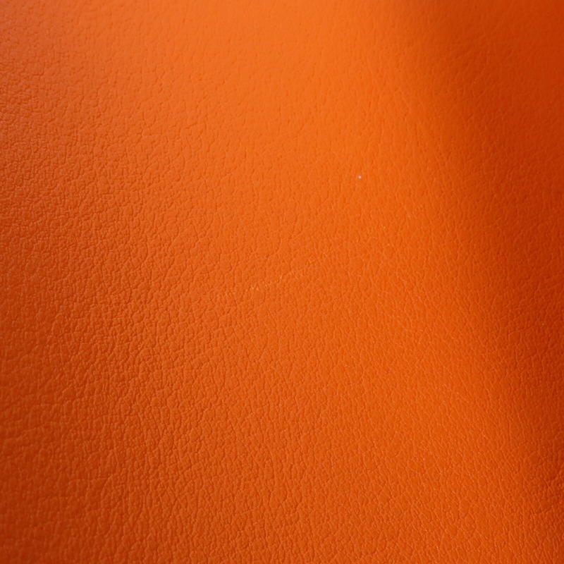 HERMES Swift皮革Kelly Pochette銀扣手挽袋Orange-14