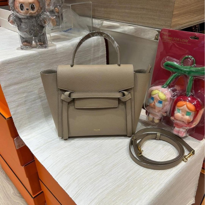 CELINE nano belt bag 淺灰褐色-0