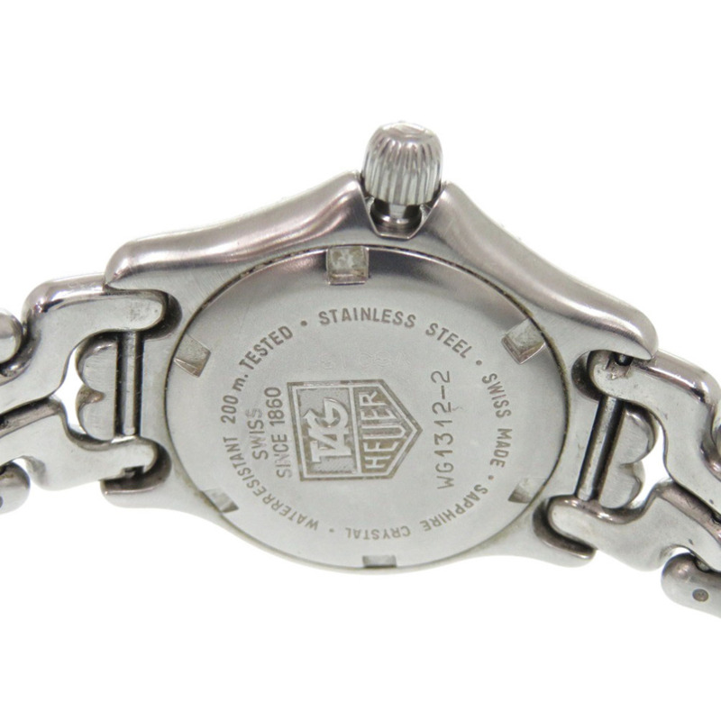 泰格豪雅 WG1312-2 Cell Date 不鏽鋼腕錶,白色錶盤,銀色石英機芯,1048 HEUER-4
