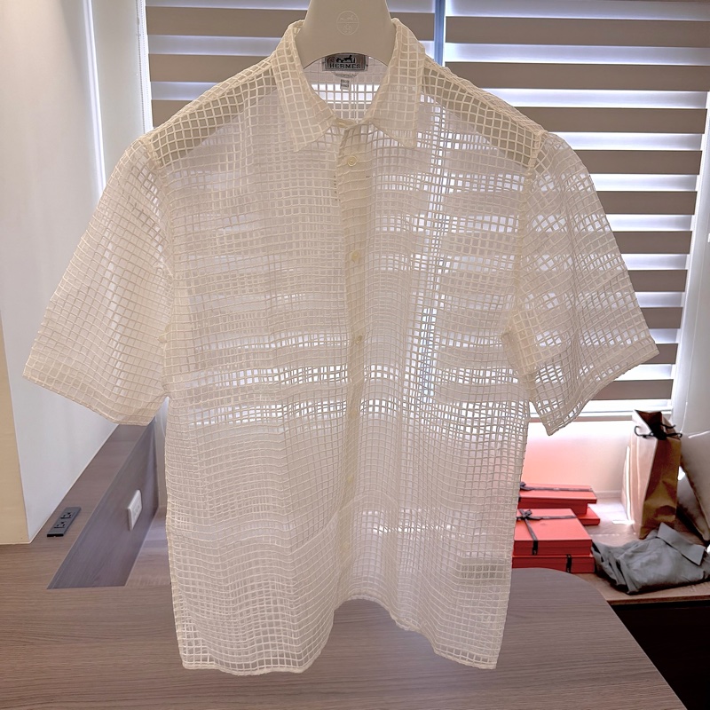 Hermes 秀款襯衫 白色-0