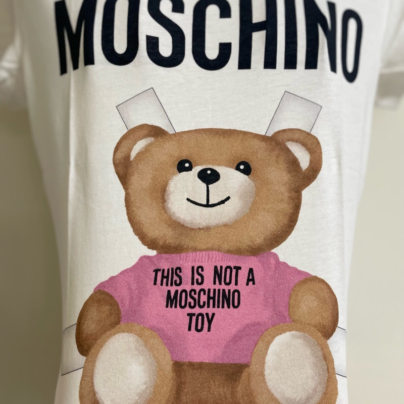 moschino 小熊白t-6
