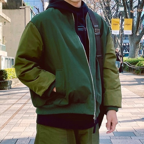 Loewe 軍綠色飛行員外套