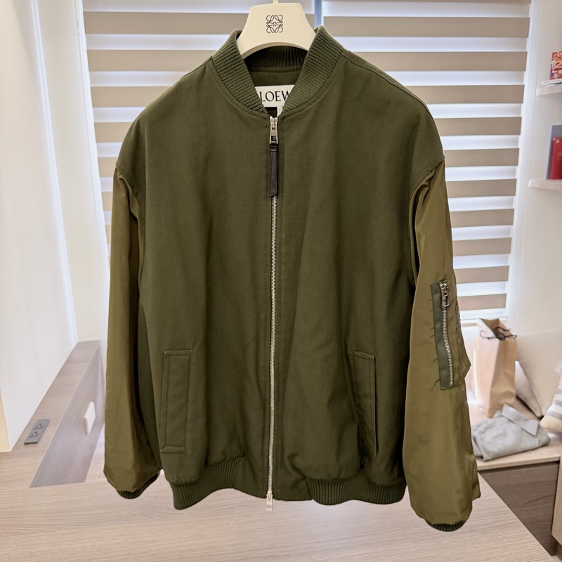 Loewe 軍綠色飛行員外套-1