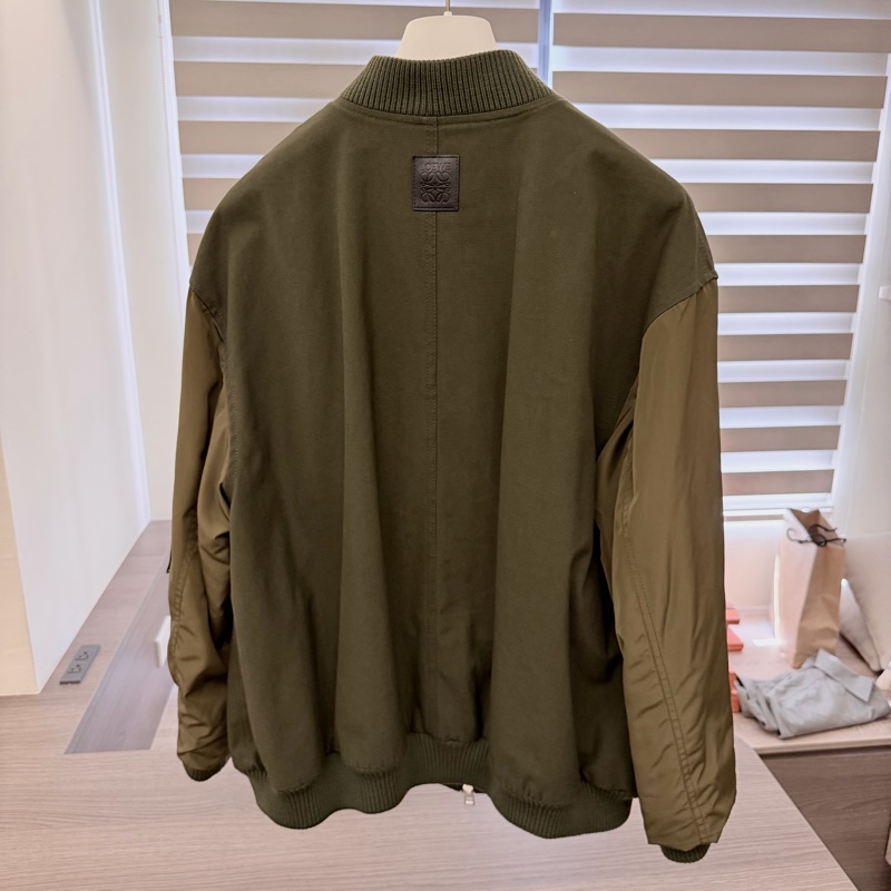 Loewe 軍綠色飛行員外套-9