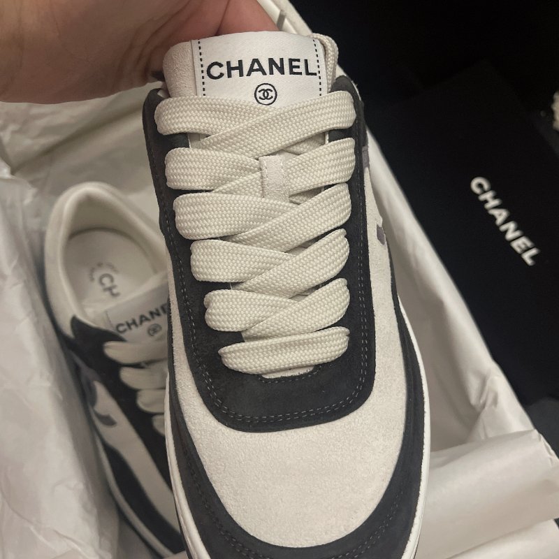 全新39碼chanel香奈兒熊猫板鞋-5