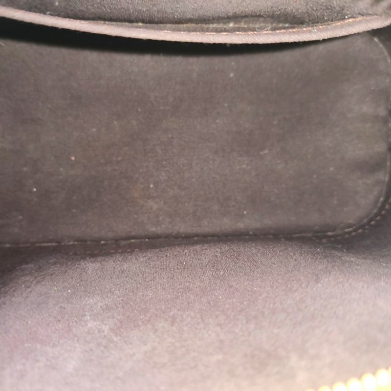 LOUIS VUITTON ALMA BB 拼色漆皮壓紋貝殼包 肩背包 手提包 金色五金 可拆卸肩帶-13