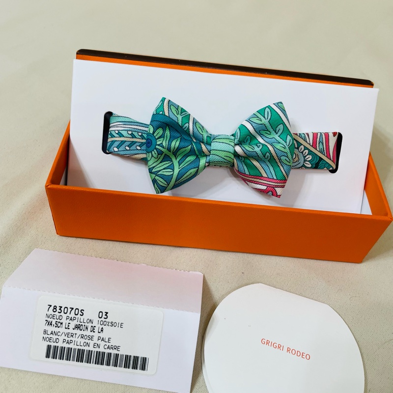 Hermes 真絲蝴蝶結-2