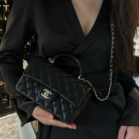 香奈兒 Chanel cf mini handle 20公分

黑金 晶片款