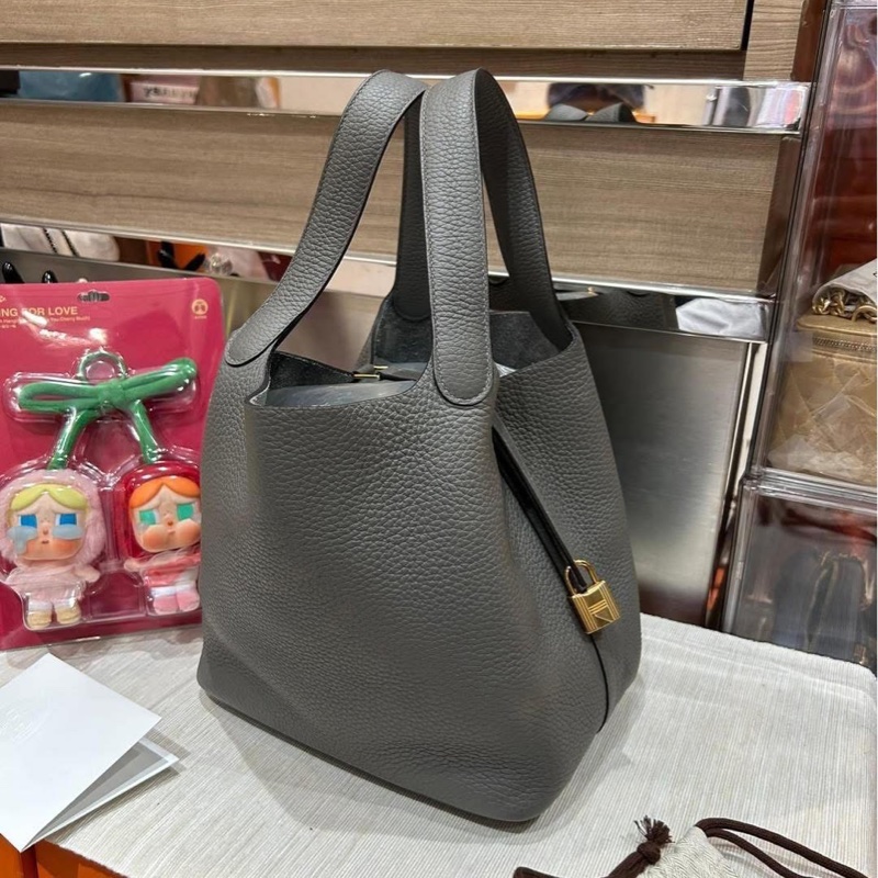 Hermes picotin 22,Gris Meyer Stamp U-1