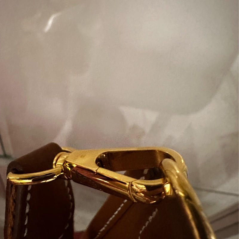 Hermès mini Evelyn 金棕金-3