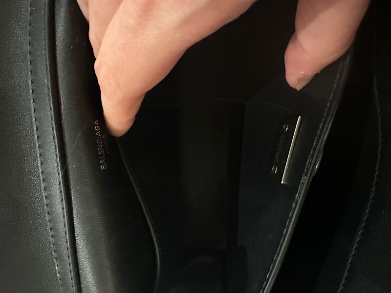 Balenciaga  mini Rodeo黑銀-5