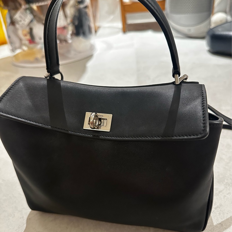 Balenciaga  mini Rodeo黑銀-7