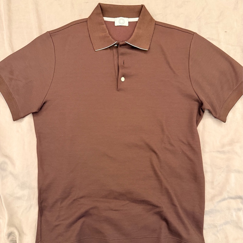 Hermes 短袖polo衫 深棕色-1