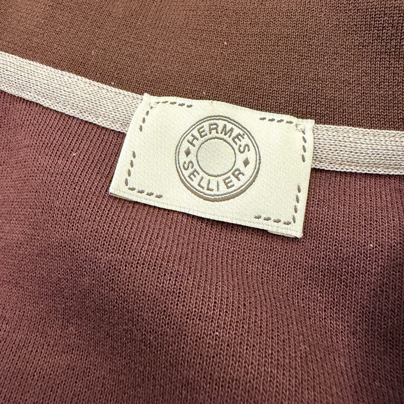 Hermes 短袖polo衫 深棕色-4