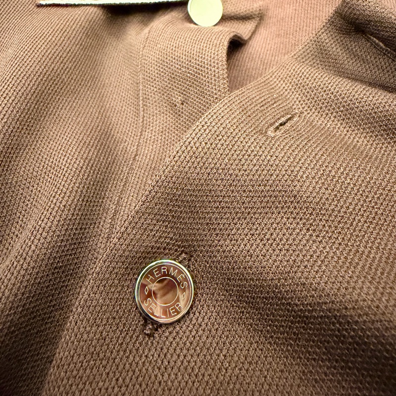 Hermes 短袖polo衫 深棕色-6