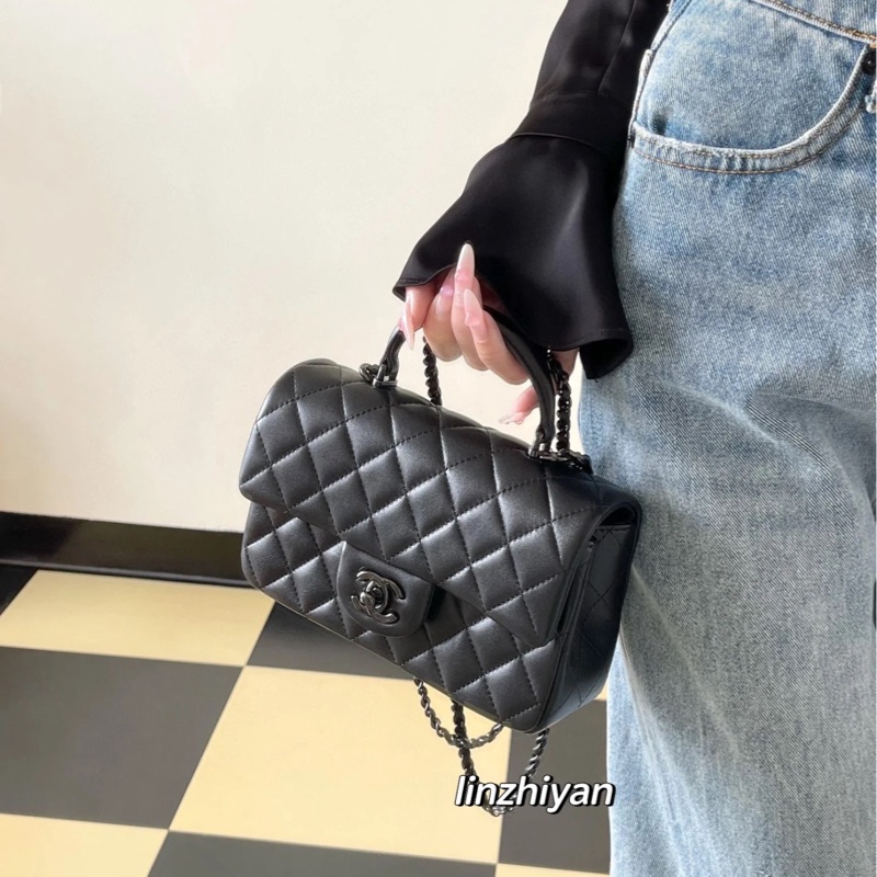 Chanel 手柄Coco20 SoBlack芯片款 #99新帶膜 #超稀有全網唯一 #配件齊全🉑送禮-14